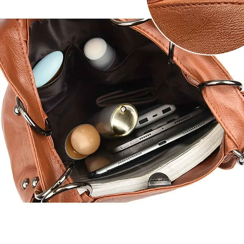 Elena | Vintage Convertible Travel Backpack for Women - Stylish & Versatile
