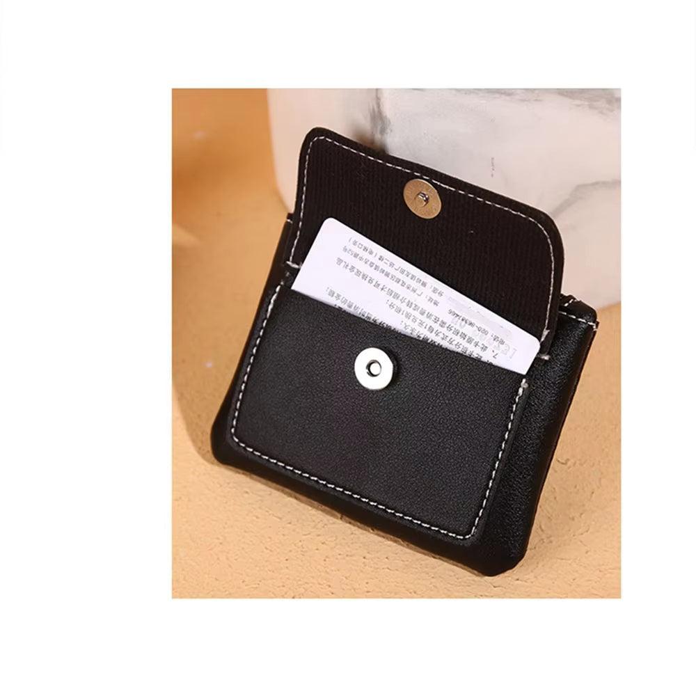 Wallet - Compact Design - PU Leather - Zipper Closure - Key Ring