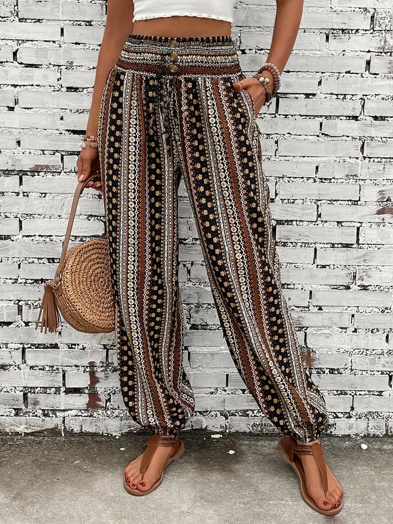 Henriky | Boho pants with high waist