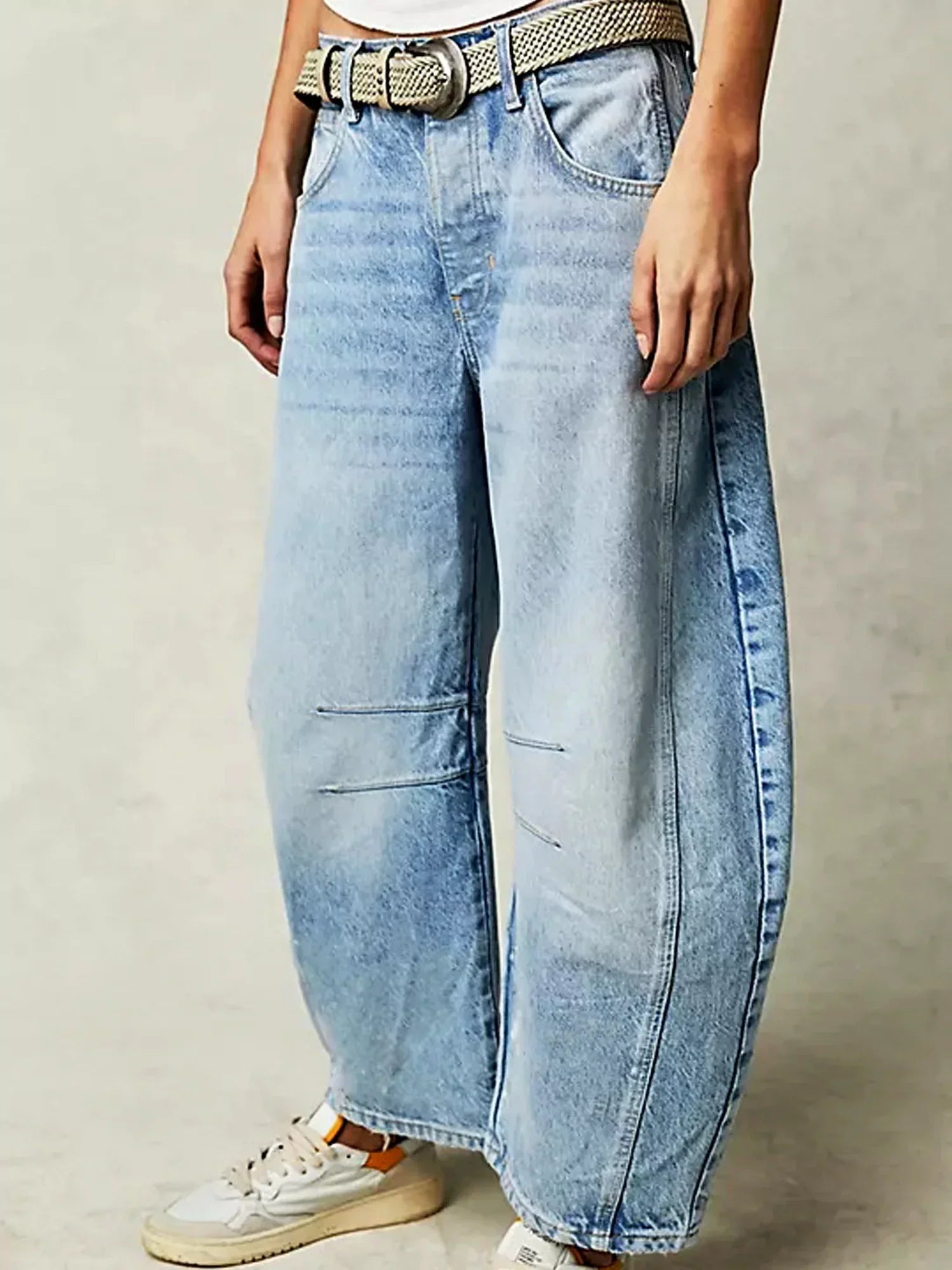 Ladies Pants - Wide Legs - High Waist - Comfortable Fit - Trendy Leopard Print