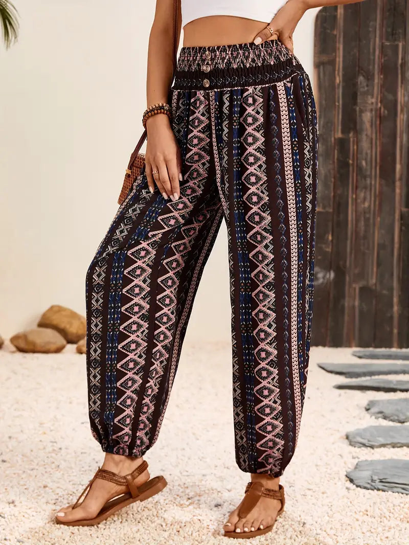 Henriky | Boho pants with high waist