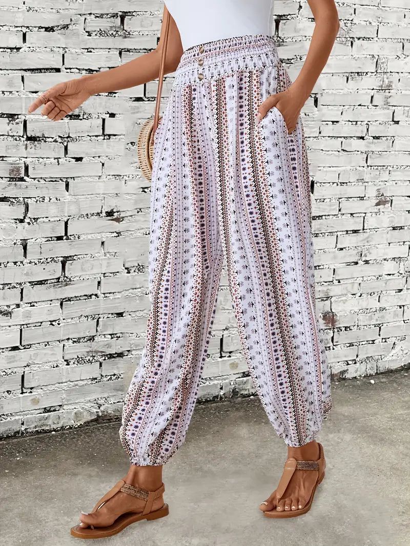 Henriky | Boho pants with high waist