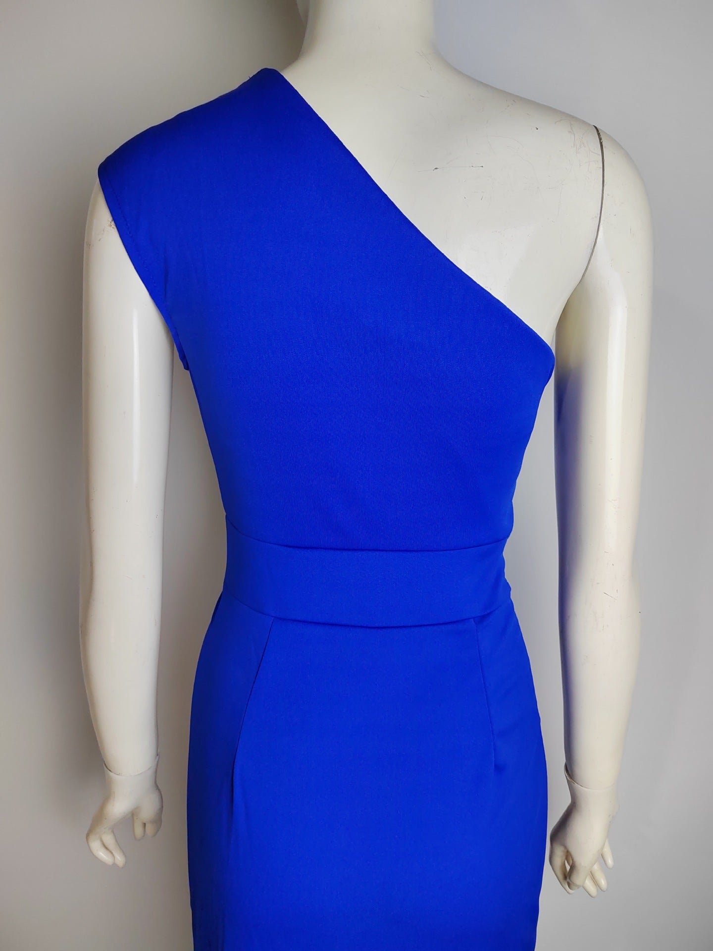 Ladies Evening Dress - One-Shoulder - High Slit - Floor-Length Elegant Fit