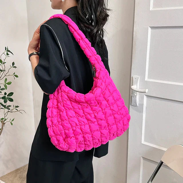 Jil puffer Bag - Women Puffed Shoulderbag - Trendy