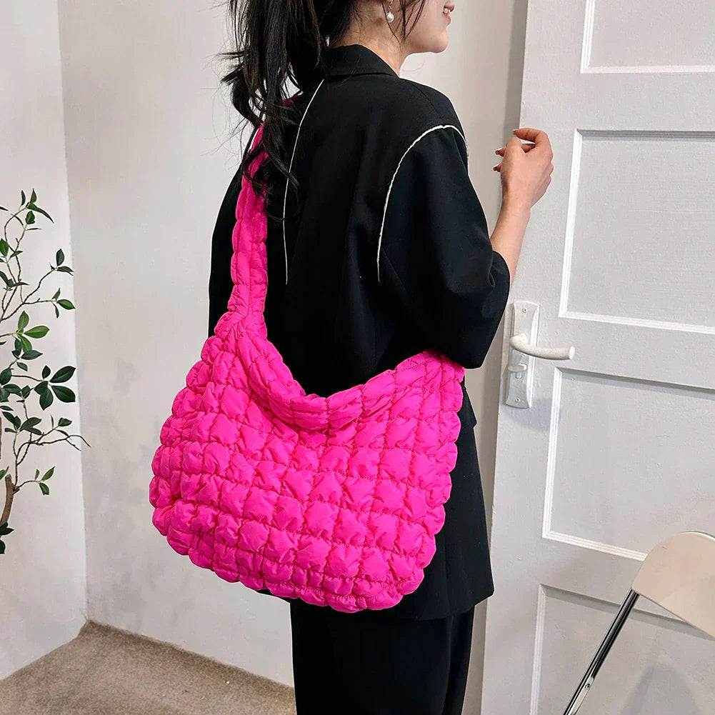 Jil puffer Bag - Women Puffed Shoulderbag - Trendy