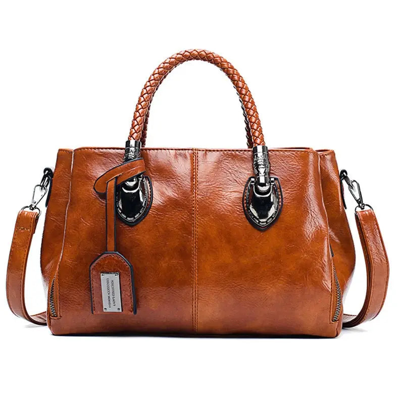 Laure™ Luxury Leather Bag - Elegant Handbag for Women