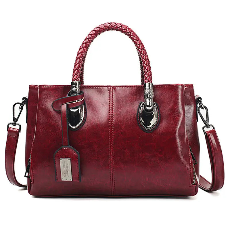 Laure™ Luxury Leather Bag - Elegant Handbag for Women