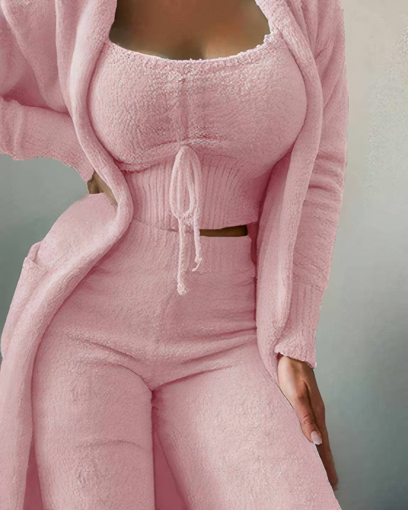 Jade | Winter 3-piece pajama set
