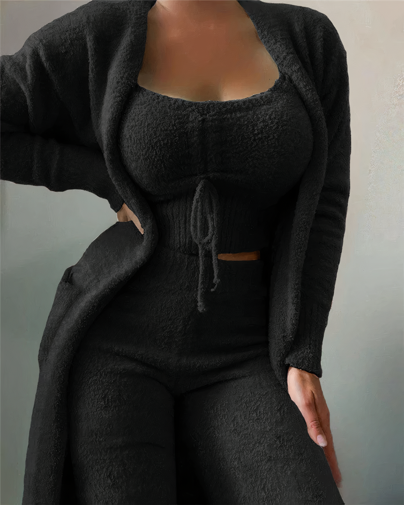Jade | Winter 3-piece pajama set