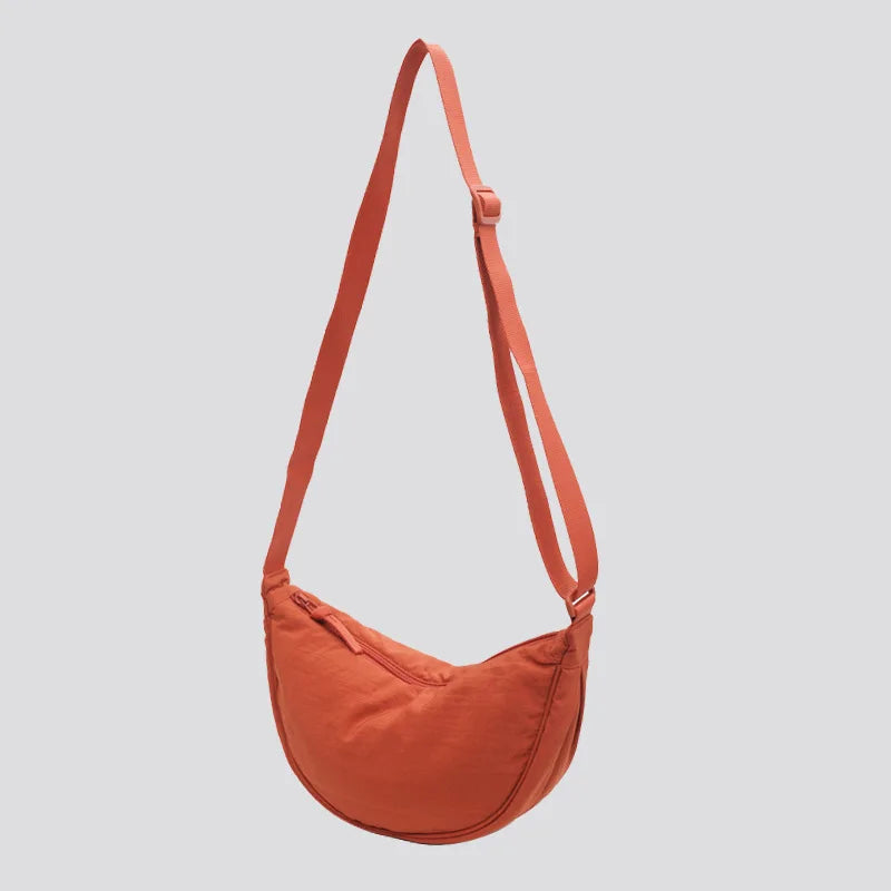 Ladies Crossbody Bag – Cotton – Adjustable Strap – Lightweight – Casual Use