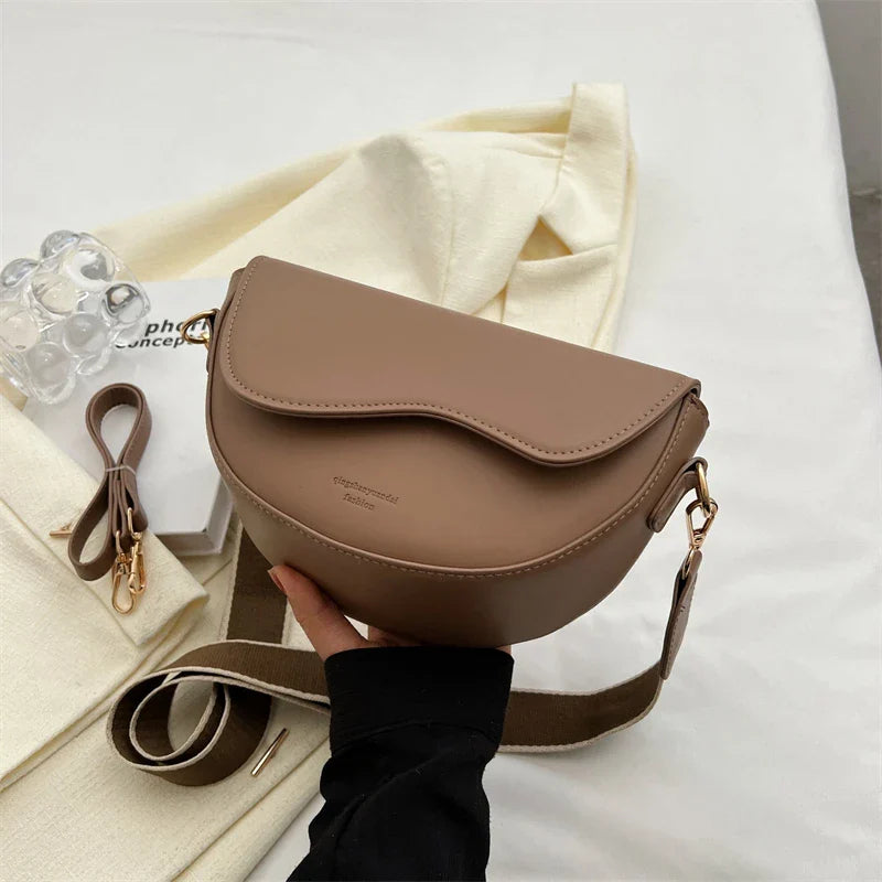 Small leather saddle bags