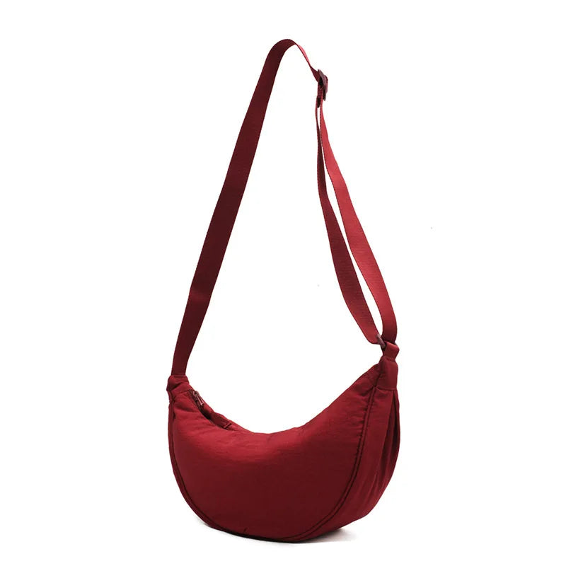 Ladies Crossbody Bag – Cotton – Adjustable Strap – Lightweight – Casual Use
