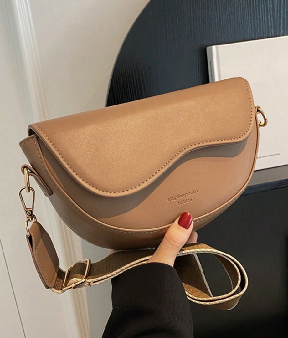 Small leather saddle bags