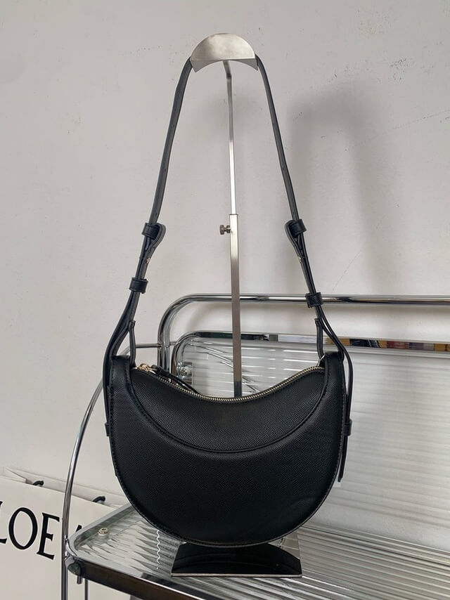 Half moon shoulder bag women - elegant and practical leather