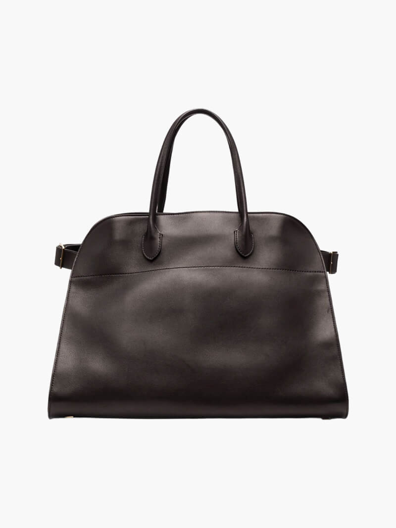 Ladies Handbag - Luxury Suede - Large Structure - Elegant Dome Shape - Functional Design