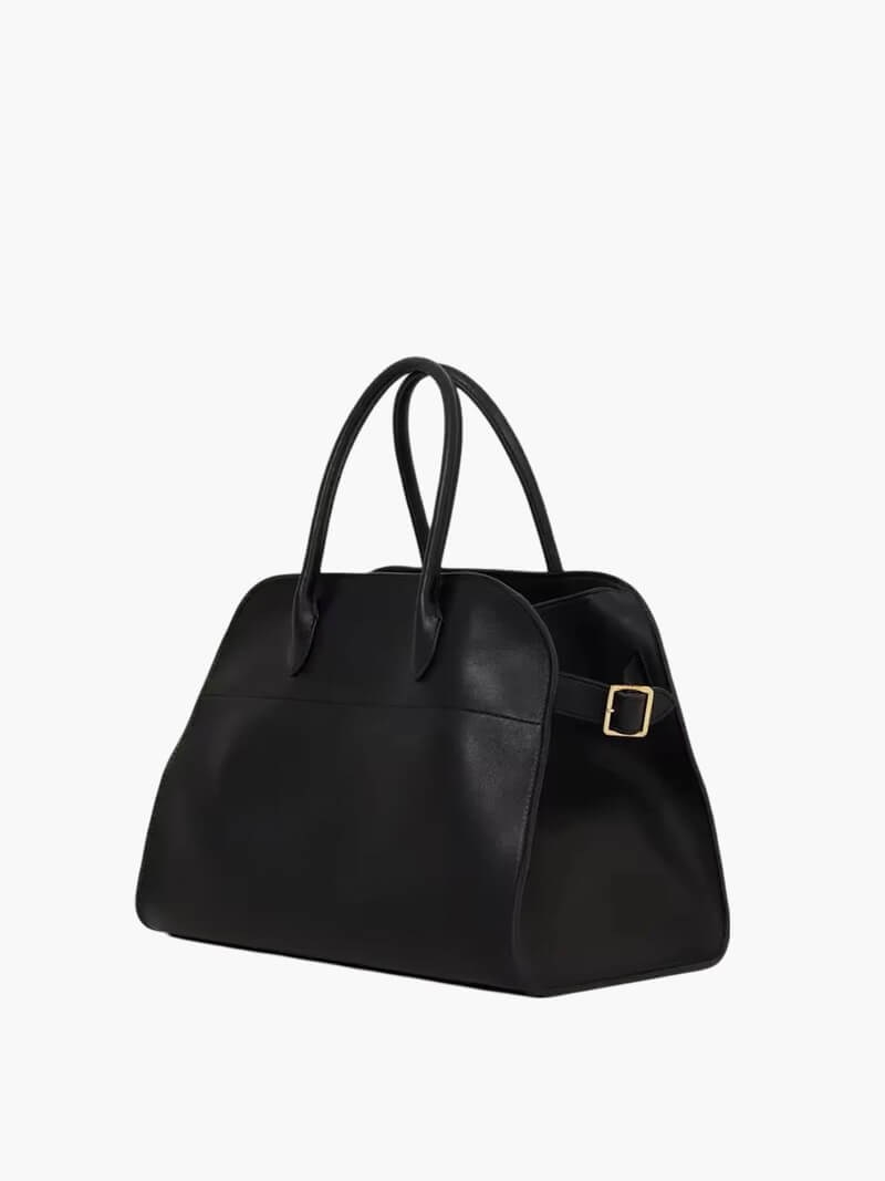 Ladies Handbag - Luxury Suede - Large Structure - Elegant Dome Shape - Functional Design