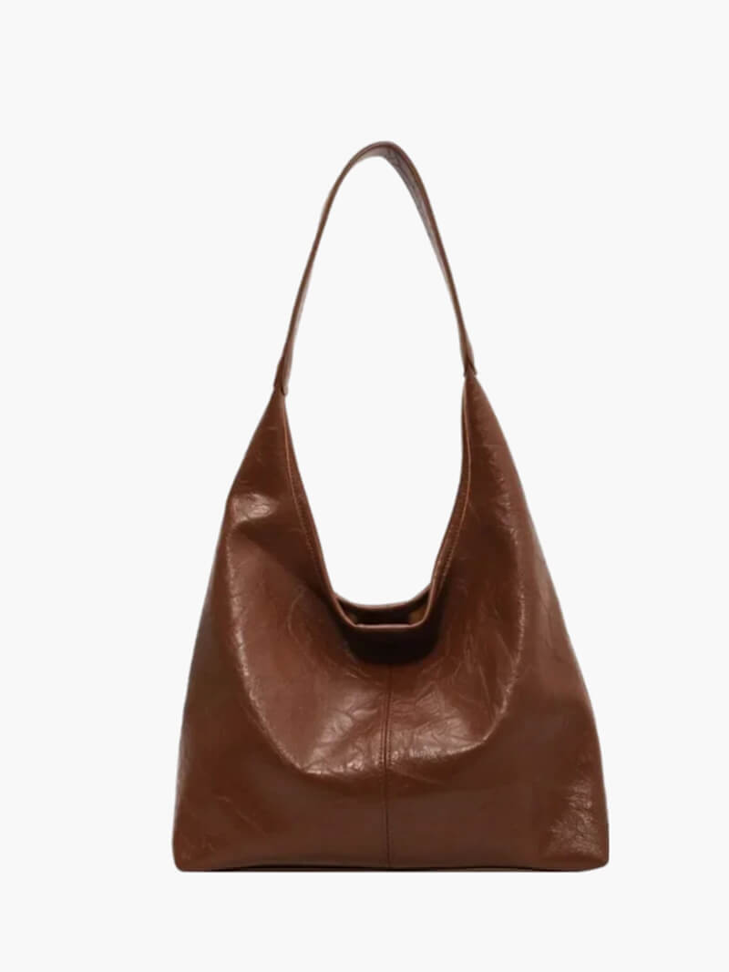 Women's shoulder bag - stylish leather bag