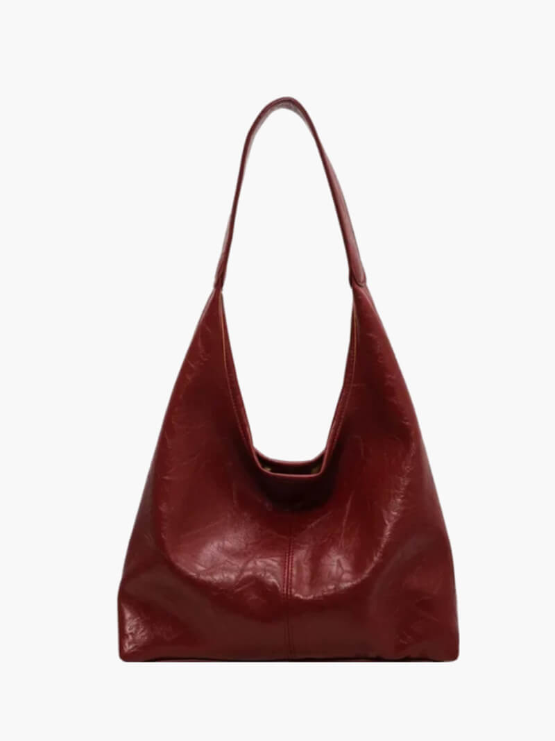 Women's shoulder bag - stylish leather bag