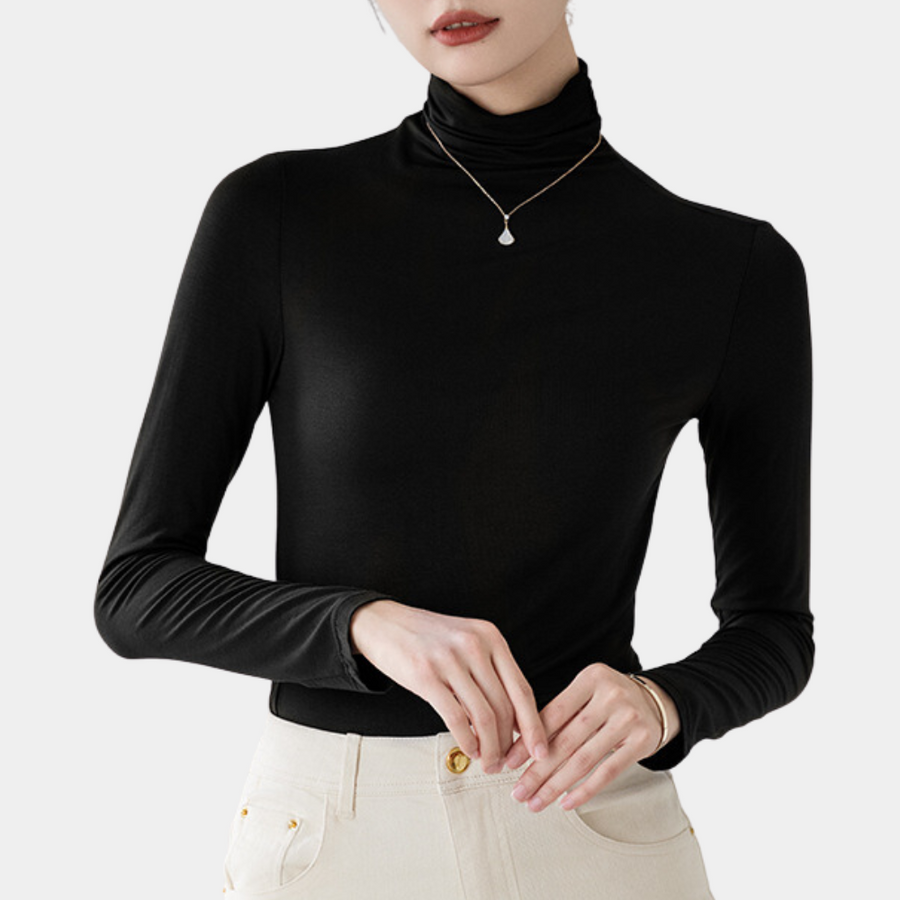Liriana - Fashionable Turtleneck Sweater for Women
