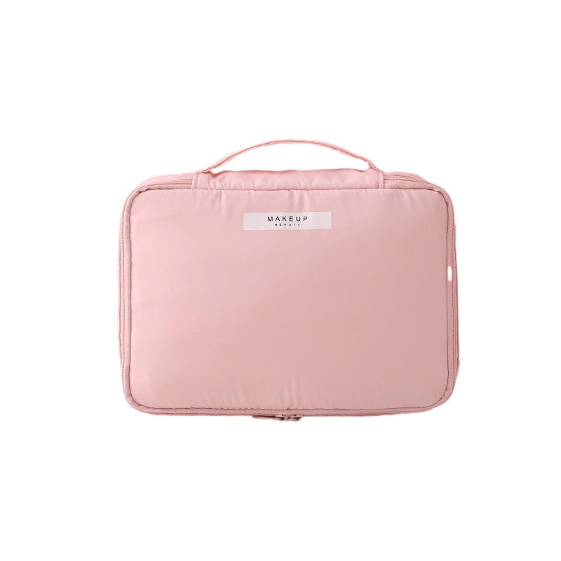 Ladies Cosmetics Bag – Compact Design – Handle – Lightweight – Zipper Closure – Travel Bag