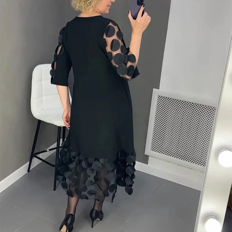 Eline - Elegant Black Dress for Women
