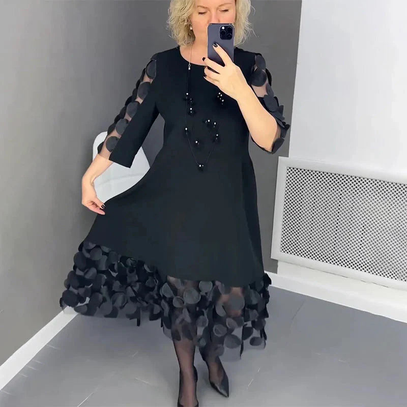 Eline - Elegant Black Dress for Women