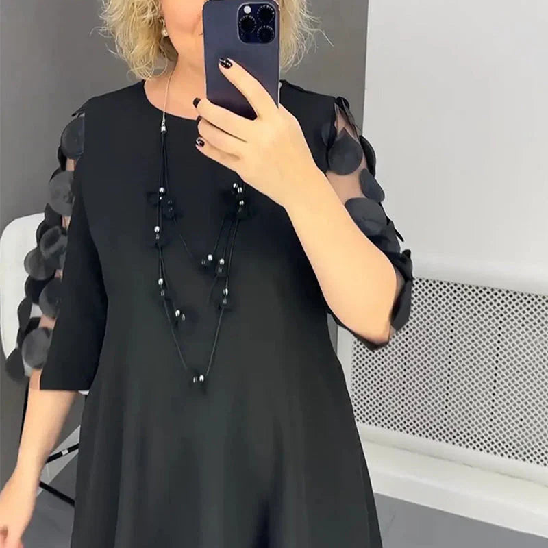 Eline - Elegant Black Dress for Women