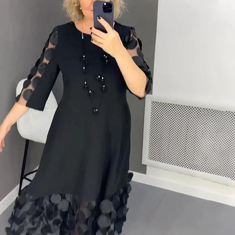 Eline - Elegant Black Dress for Women