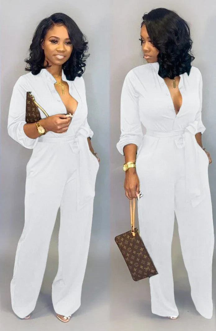 Niva – Stylish Jumpsuit With Long Sleeves For Women