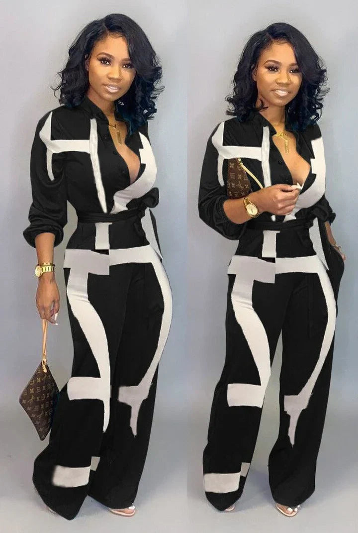 Niva – Stylish Jumpsuit With Long Sleeves For Women
